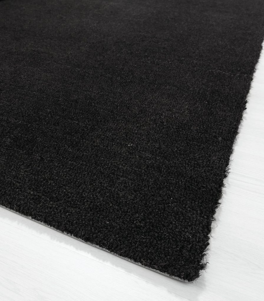 felpudo coco color negro detalle